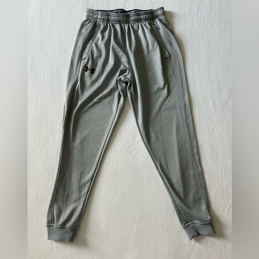 Under Armour Men’s Grey COLDGEAR Loose Jogger Sweatpants Size MD